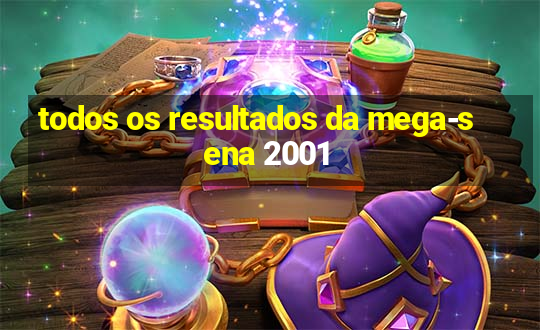 todos os resultados da mega-sena 2001