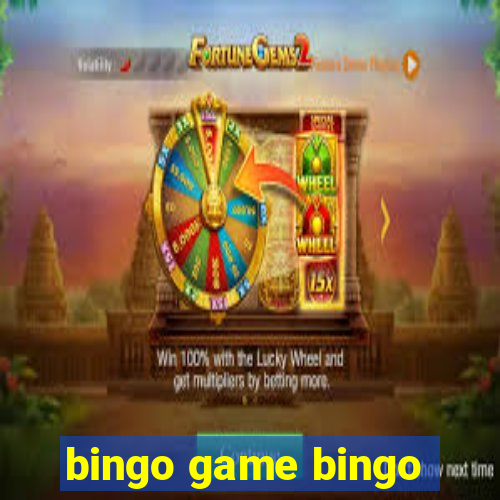 bingo game bingo