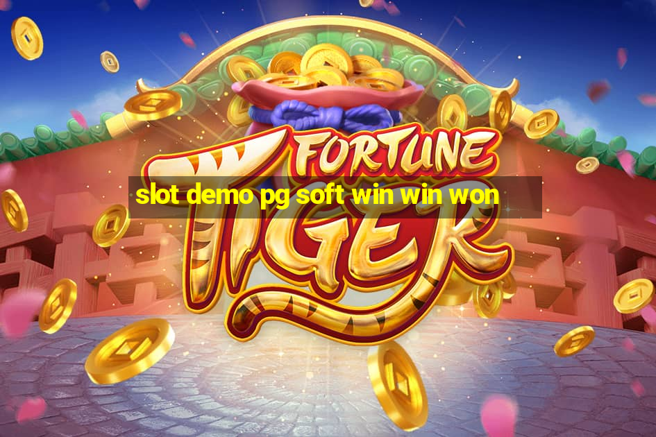 slot demo pg soft win win won