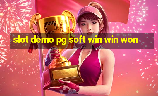 slot demo pg soft win win won