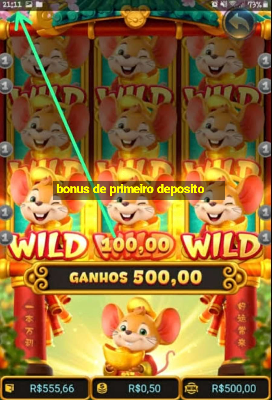 bonus de primeiro deposito