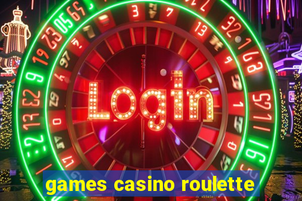 games casino roulette