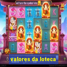 valores da loteca