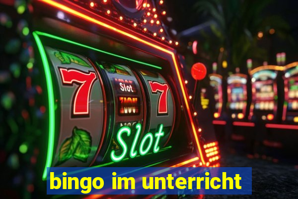 bingo im unterricht