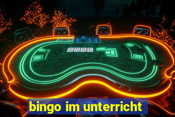 bingo im unterricht