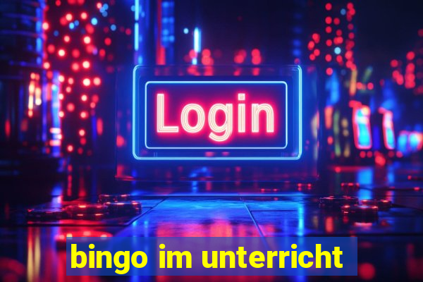 bingo im unterricht