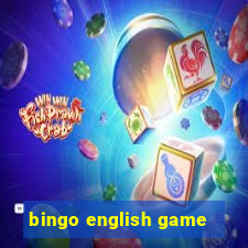 bingo english game