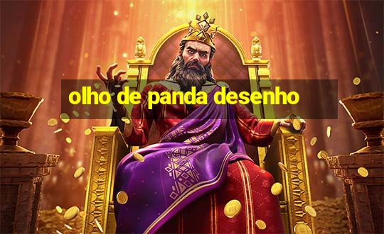 olho de panda desenho