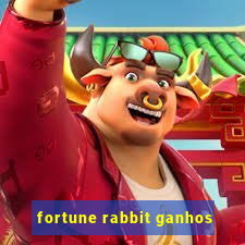 fortune rabbit ganhos