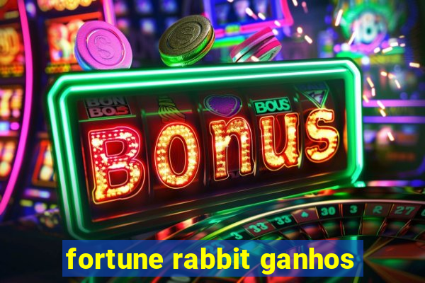 fortune rabbit ganhos