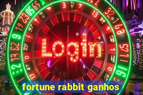 fortune rabbit ganhos