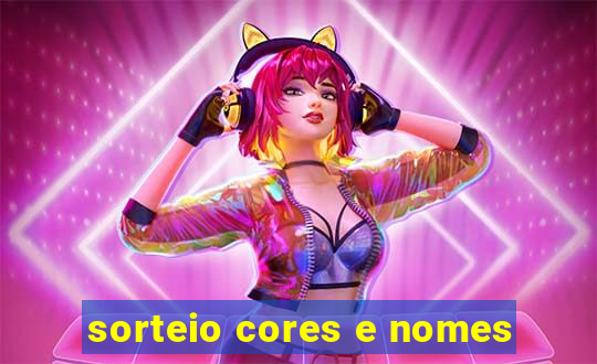 sorteio cores e nomes