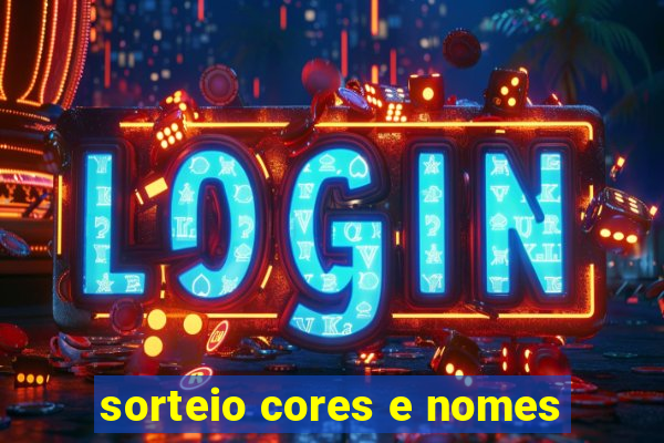 sorteio cores e nomes