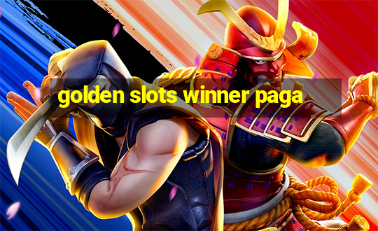 golden slots winner paga