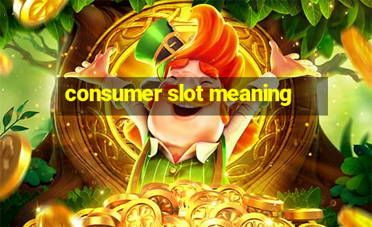 consumer slot meaning