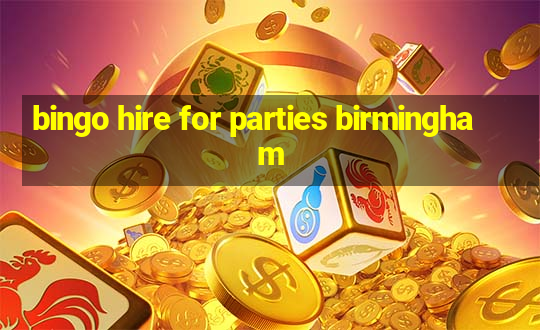 bingo hire for parties birmingham