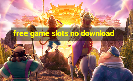 free game slots no download