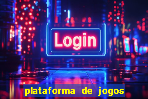 plataforma de jogos nova pagando