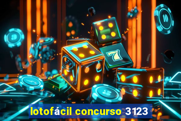 lotofácil concurso 3123