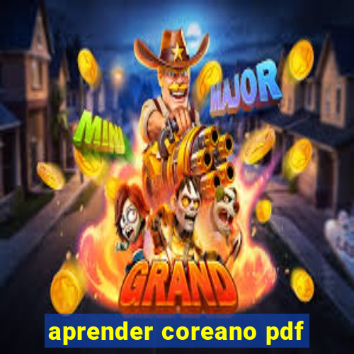 aprender coreano pdf