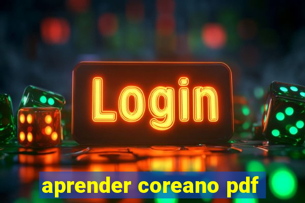 aprender coreano pdf