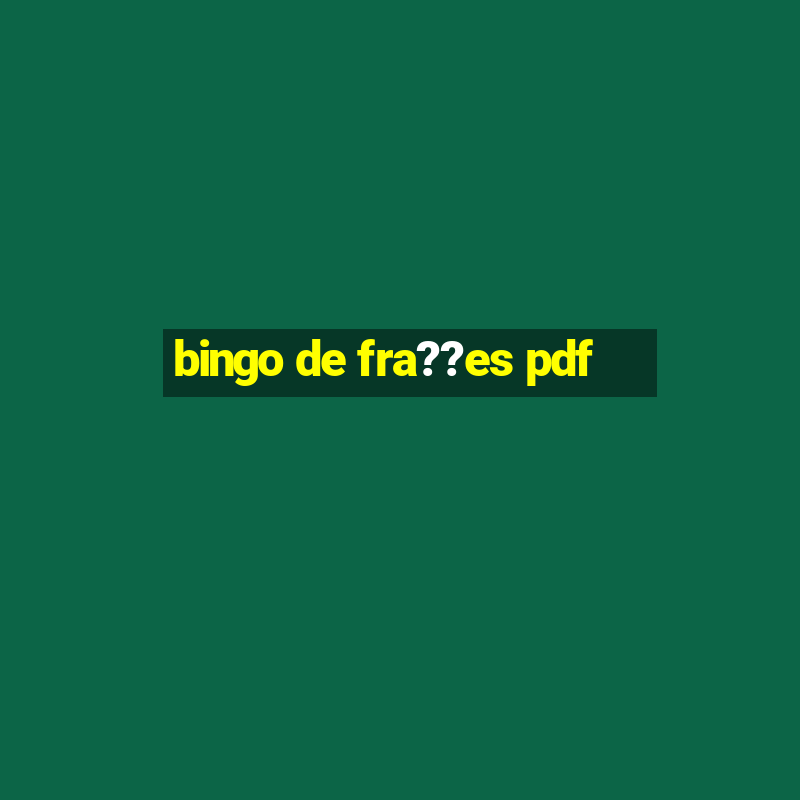 bingo de fra??es pdf