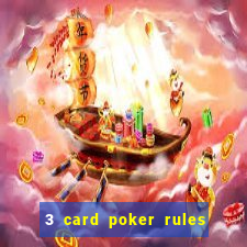 3 card poker rules in casino