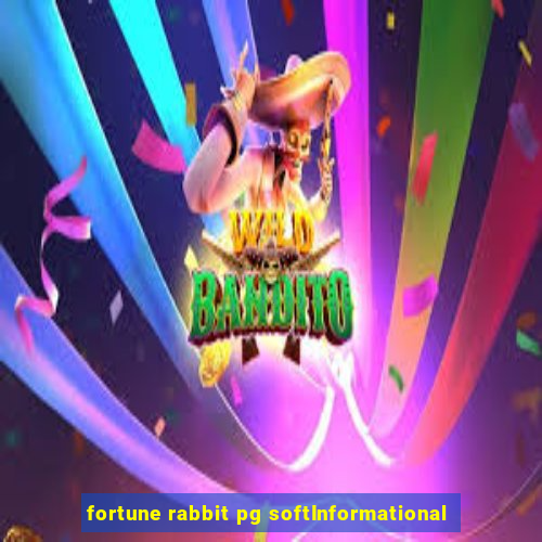 fortune rabbit pg softInformational