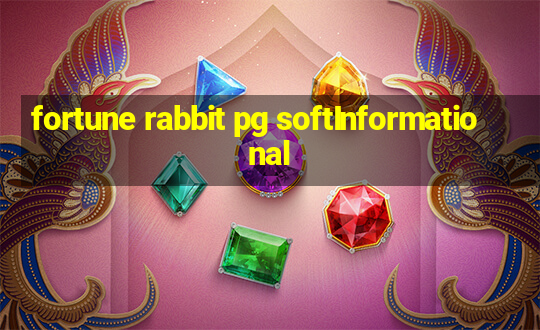 fortune rabbit pg softInformational