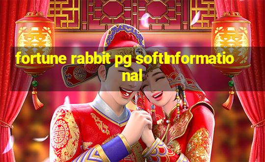 fortune rabbit pg softInformational