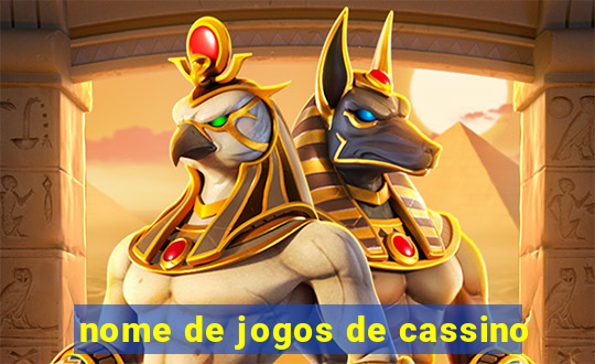 nome de jogos de cassino