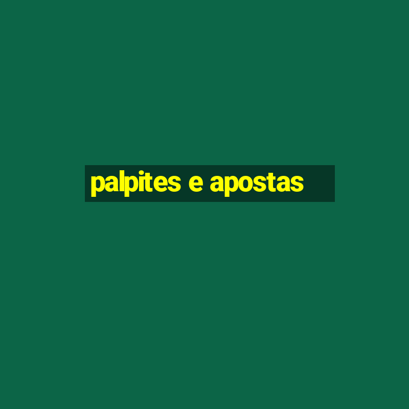 palpites e apostas