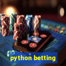 python betting