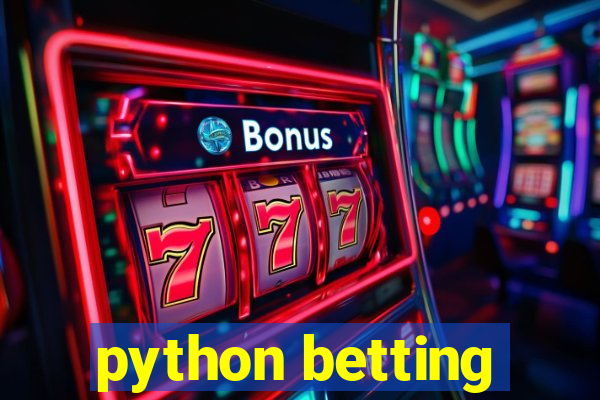 python betting