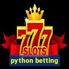 python betting