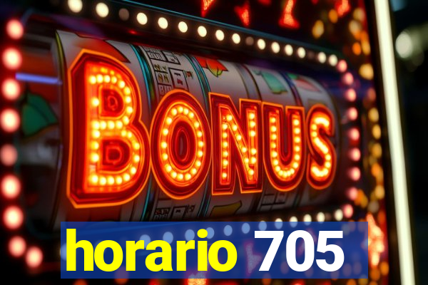 horario 705