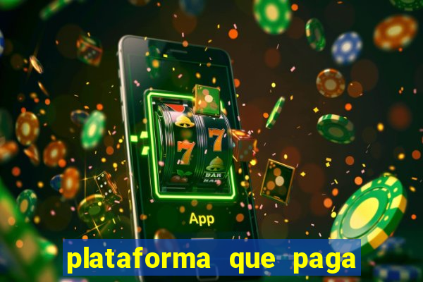 plataforma que paga no cadastro slots