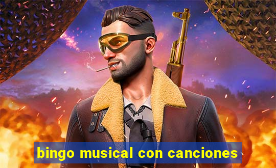 bingo musical con canciones