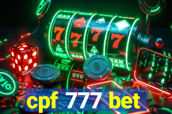 cpf 777 bet