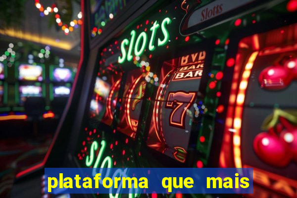 plataforma que mais paga fortune tiger