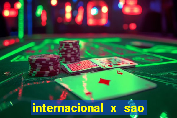 internacional x sao paulo palpite