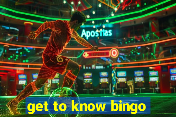 get to know bingo