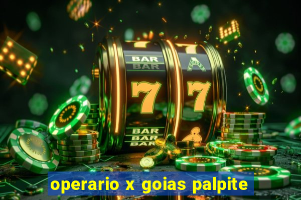 operario x goias palpite