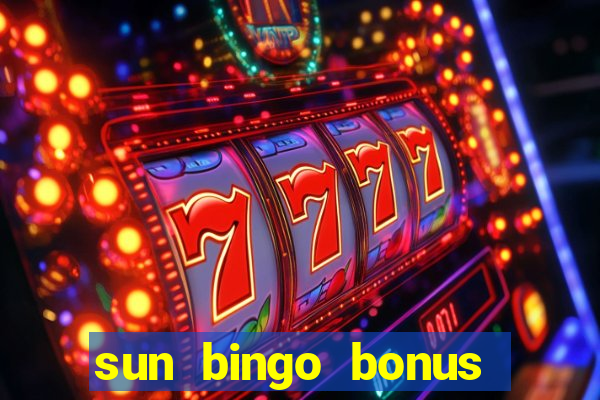 sun bingo bonus terms and conditions