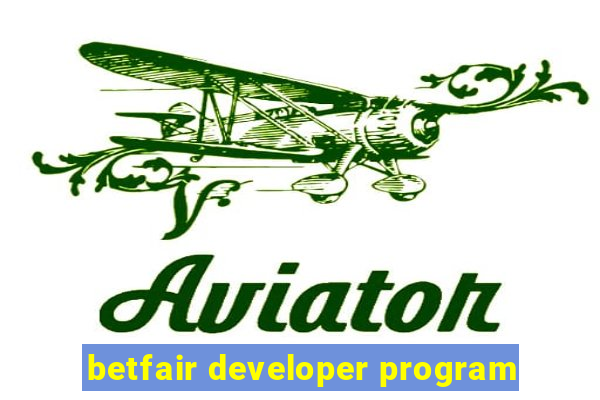 betfair developer program