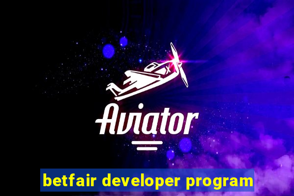 betfair developer program