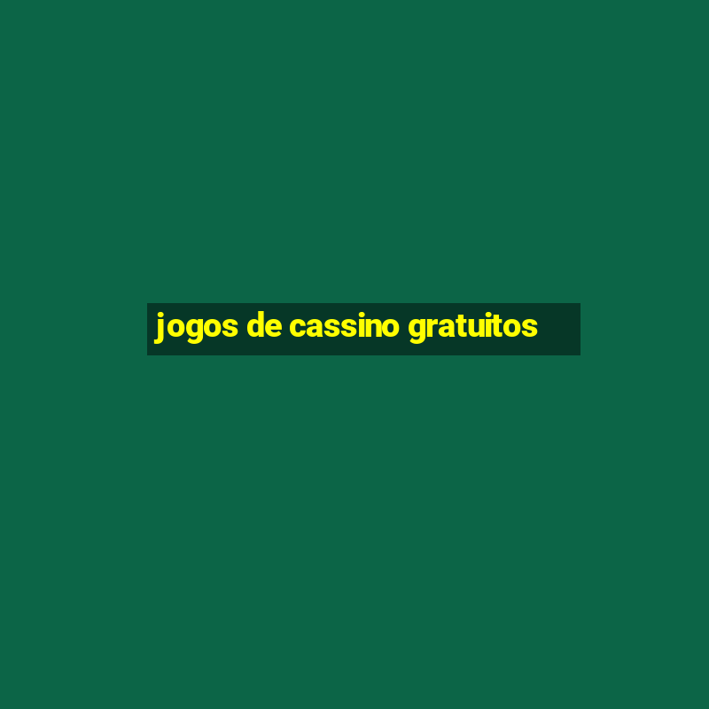 jogos de cassino gratuitos