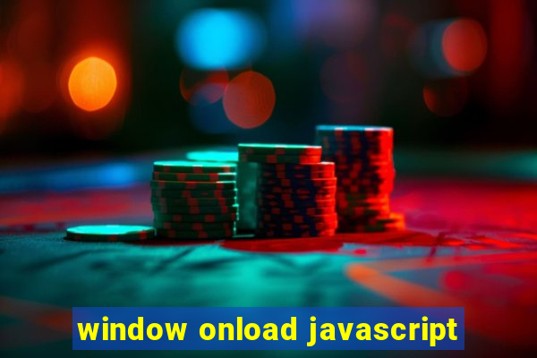 window onload javascript