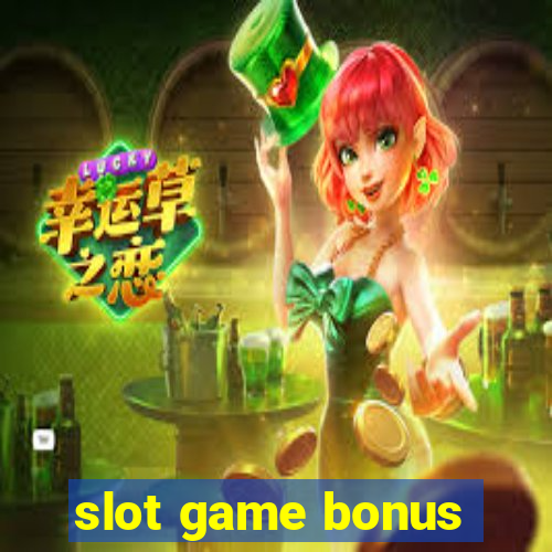 slot game bonus