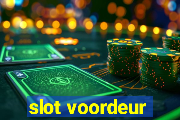 slot voordeur